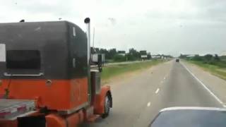 Large car Rollin on I-57 in Missouri.