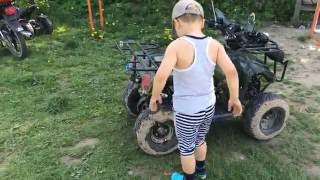 Детский бензиновый квадроцикл.