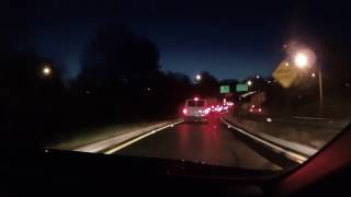 NJ Transit bus goes wrong way on Parkway
