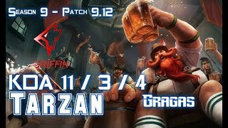 GRF Tarzan GRAGAS vs EVELYNN Jungle - Patch 9.12 - KR Ranked