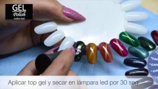 Aplicacion de Cat Eye (ojo de gato) -GEL POLISH