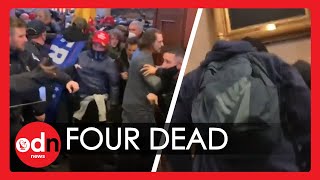 Unbelievable Footage from INSIDE US Capitol Building of Woman Being Shot