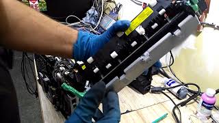 Инструкция как разобрать Xerox Phaser 3250 (Чистка печки)