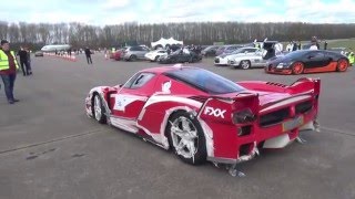 Ferrari FXX BRUTAL Sound at Vmax!