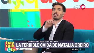 Así  fue la terrible caída de Natalia Oreiro