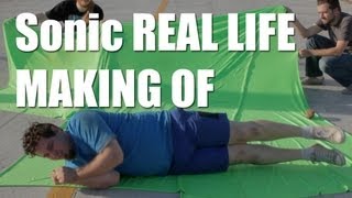 Sonic Real Life Indo ao Trabalho MAKING OF - Trash Uncompressed