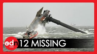 One Dead and 12 Missing in Louisiana After Vessel Capsizes in Extreme Weather