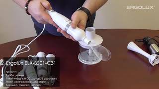 Блендеры и миксеры Ergolux. Краткий обзор