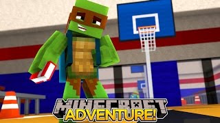 Minecraft Adventure - TINY TURTLE GOES BACK TO SCHOOL AS A STUDENT!