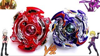 Storm Spryzen .K.U vs Wild Wyvron .V.O - Shu vs Wakiya - Beyblade Burst Battle - S2 vs W2