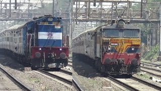 WDM3D Vs WCAM3 DEADLY ACCELERATION ...! Indian Railways..!