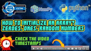???? How to initialize an array with user defined values? | Numpy | Easy breezy Python! | Introduction