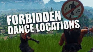 Fortnite: Dance in Different Forbidden Locations Guide