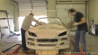 Bailey Blade XTR Car Design | Working Fiberglass body shell - Part 14