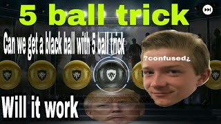 Is 5 ball trick working in gold ball pack in pes 2018 pro evolution version