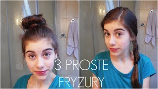 3 PROSTE FRYZURY DLA LENIUCHA!