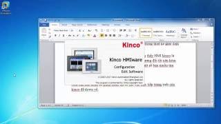 hướng dẫn HMI kinco
