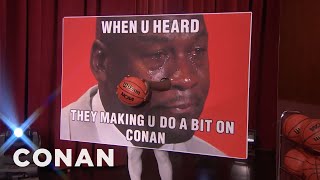 NCAA Mascots That Shouldn’t Dunk: Crying Michael Jordan Meme Edition  - CONAN on TBS