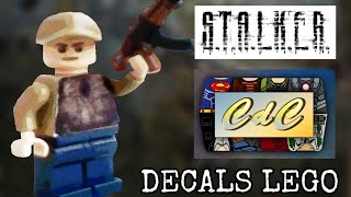 Декали для минифигурок S.T.A.L.K.E.R./CdC/Обзор посылки