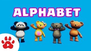 ALPHABET SONG | DancingBear Teddy in the colourful Easter Egg Village | Nursery Rhymes Compilation