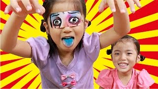 小さいお子様注意！こわいよ〜！！恐顔＆恐話カード 　Horror face card