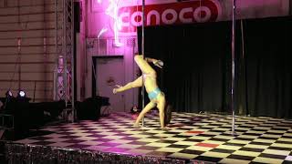 Pole dance performance to Girls by Beastie  Boys