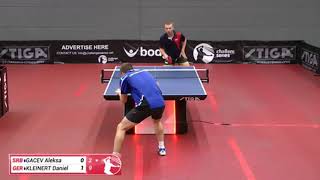 Aleksa Gacev vs Daniel Kleinert (Challenger series, August 28th 2018, group match)