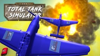 INSANE CARPET BOMBING AND MASSIVE PLANE BATTLES! - Total Tank Simulator Sandbox Gameplay