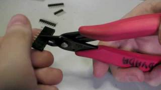 Using diagonal clippers