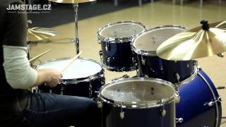 Pearl Export Drumset - Electric Blue Sparkle