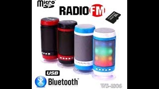 Cassa bluetooth WS-1806