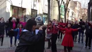 One Billion Rising Ithaca, NY - 2nd time through!