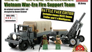 База огневой поддержки от Brickmania! Lego самоделка на тему вьетнамской войны