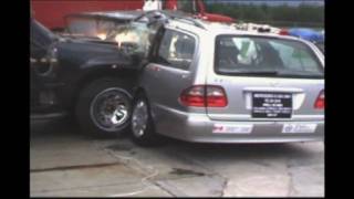 Mercedes-Benz E-Class Estate Vs. Ford Explorer IIHS-Style Side Impact