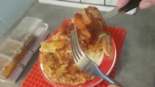 FRITE OMELETTE  AU THON EN 2 MINUTE