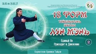 4.2. Карпатские хроники Тайцзи. Весна 2017. 18 форм Лун Мэнь Тайцзи. Единый Ян Приходит в Движение.