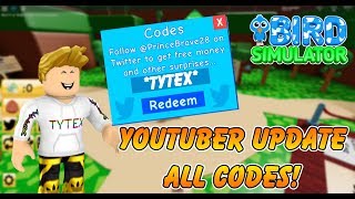 [CODES]?Bird Simulator Youtuber Update All Codes! | ROBLOX