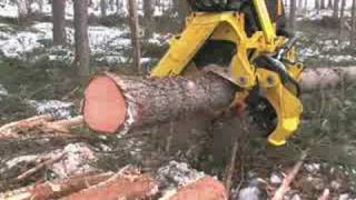 John Deere H414 harvester head