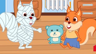Famille d'Écureuil - Fantôme Effrayant Animé 2022 en Français