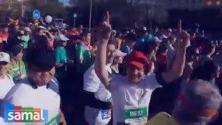 Команда Вода Samal участвует в  Алматы Марафон 2016