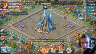 Lords Mobile - Битва за цитадель в K328. Dufu VS Gao