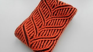 Шарф в технике бриошь. Часть III - Scarf in technology brioche. Part III