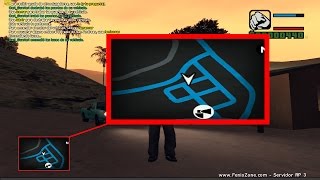 Radar cuadrado con calles Azules para GTA San Andreas [SAMP] | JeiCiGamer