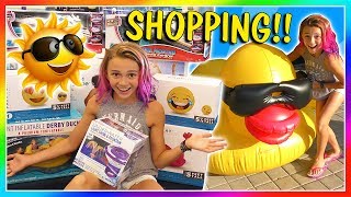 GETTING READY FOR OUR FIRST POOL PARTY! | We Are The Davises