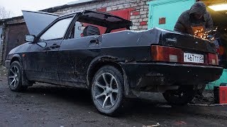 ЗАВАРИВАЕМ ДВЕРИ И УЛУЧШАЕМ ПИКАП! - БАНДИТКА ДЕВЯТКА #5