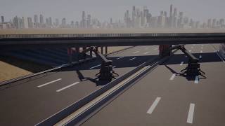 Réparation et vérinage d'un ensemble de ponts sur l'A86