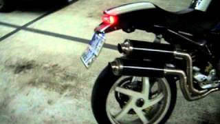 Ducati Monster S4R mit SilMoto Komplettanlage und Angeleye