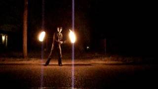 3D Deathstars Fire Poi Burn