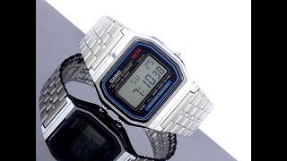 Casio A159WA-N1 видео обзор настройка