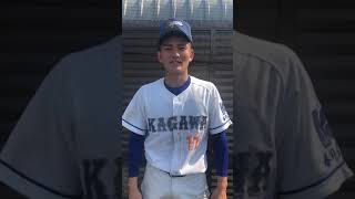 2019/5/11 春季リーグ戦同率決定戦 香川大学vs松山大学① VP：柳島 是人（宇和島東）